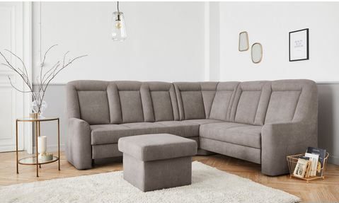 sit&more Ecksofa "Melissa L-Form", klassisches Polsterprogramm, wahlweise Bettfunktion und Schubkasten