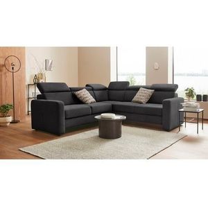 sit&more Ecksofa "Bologna L-Form", Kopfteilverstellung, wahlweise mit Bettfunktion und Schubkasten
