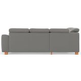 sit&more Ecksofa "Dundee L-Form", mit Federkern und Massivholzfüßen, wahlweise mit Kopfteilverstellung