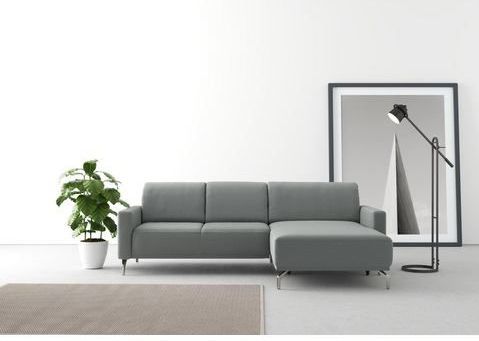 sit&more Ecksofa "Bailando L-Form", wahlweise mit Kopfteilverstellung und Vorziehsitz, motorisch