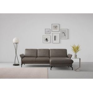 sit&more Ecksofa »Fashion L-Form«, wahlweise mit Kopfteilverstellung und Vorziehsitz, motorisch