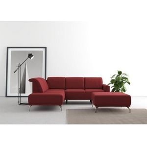 sit&more Ecksofa »Bailando L-Form«, wahlweise mit Kopfteilverstellung und Vorziehsitz, motorisch