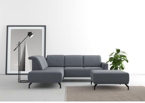 sit&more Ecksofa "Bailando L-Form", wahlweise mit Kopfteilverstellung und Vorziehsitz, motorisch