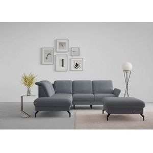 sit&more Ecksofa »Fashion L-Form«, wahlweise mit Kopfteilverstellung und Vorziehsitz, motorisch