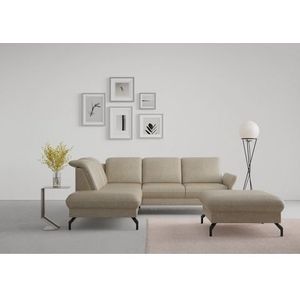 sit&more Ecksofa »Fashion L-Form«, wahlweise mit Kopfteilverstellung und Vorziehsitz, motorisch