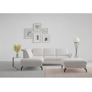 sit&more Ecksofa »Fashion L-Form«, wahlweise mit Kopfteilverstellung und Vorziehsitz, motorisch