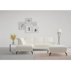sit&more Ecksofa »Fashion L-Form«, wahlweise mit Kopfteilverstellung und Vorziehsitz, motorisch