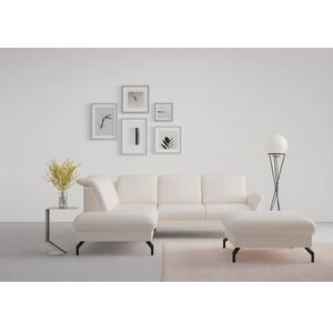 sit&more Ecksofa »Fashion L-Form«, wahlweise mit Kopfteilverstellung und Vorziehsitz, motorisch