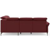 sit&more Ecksofa "Fashion L-Form", wahlweise mit Kopfteilverstellung, Vorziehsitz, motorisch, Nickelfüße