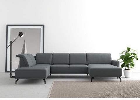 sit&more Wohnlandschaft "Bailando U-Form", wahlweise mit Kopfteilverstellung und Vorziehsitz, motorisch