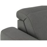 sit&more Ecksofa "Dundee L-Form", mit Federkern und Edelstahlfüßen, wahlweise mit Kopfteilverstellung