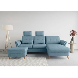 sit&more Ecksofa »Göteborg«, Sitztiefenverstellung und Federkern, wahlweise mit Bettfunktion