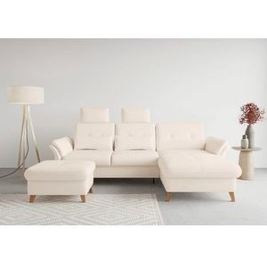 sit&more Ecksofa »Göteborg«, Sitztiefenverstellung und Federkern, wahlweise mit Bettfunktion