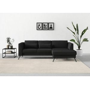 sit&more Ecksofa »Lindholm L-Form«, mit Sitztiefenverstellung und Federkern