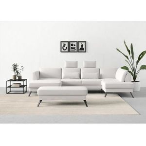 sit&more Wohnlandschaft »Lindholm U-Form«, mit Sitztiefenverstellung und Federkern