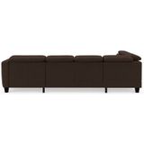 sit&more Wohnlandschaft »Belluci U-Form«, Kopfteilverstellung und Federkern, wahlweise mit Bettfunktion