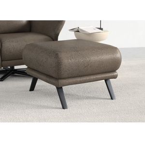 sit&more Hocker Scandia Met zwarte matte metalen poten