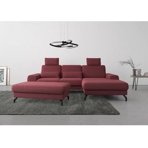 sit&more Ecksofa »Cinturo L-Form«, inklusive Sitztiefenverstellung und Federkern, Sitzhöhe 45 cm