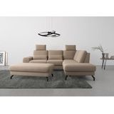 sit&more Ecksofa »Cinturo L-Form«, inklusive Sitztiefenverstellung und Federkern, Sitzhöhe 45 cm