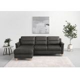 sit&more Ecksofa "Farö L-Form", inklusive Federkern, wahlweise mit Bettfunktion und Bettkasten