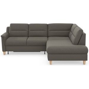 sit&more Ecksofa »Farö L-Form«, inklusive Federkern, wahlweise mit Bettfunktion und Bettkasten