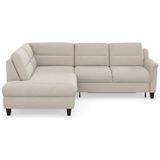 sit&more Ecksofa "Farö L-Form", inklusive Federkern, wahlweise mit Bettfunktion und Bettkasten