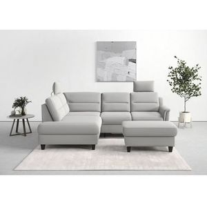 sit&more Ecksofa »Farö L-Form«, inklusive Federkern, wahlweise mit Bettfunktion und Bettkasten