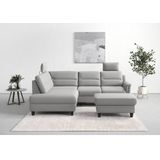 sit&more Ecksofa "Farö L-Form", inklusive Federkern, wahlweise mit Bettfunktion und Bettkasten