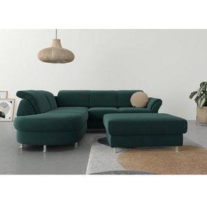sit&more Ecksofa »Apulia L-Form«, wahlweise Bettfunktion, Bettkasten und Kopf- und Armteilverstellung