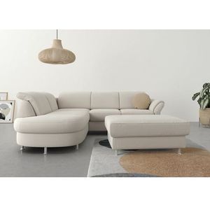 sit&more Ecksofa »Apulia L-Form«, wahlweise Bettfunktion, Bettkasten und Kopf- und Armteilverstellung