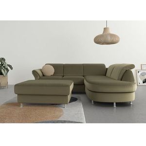 sit&more Ecksofa »Apulia L-Form«, wahlweise Bettfunktion, Bettkasten und Kopf- und Armteilverstellung
