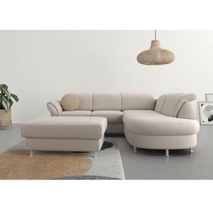 sit&more Ecksofa »Apulia L-Form«, wahlweise Bettfunktion, Bettkasten und Kopf- und Armteilverstellung