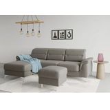 sit&more Ecksofa "Sinatra L-Form", mit Recamiere, optinal mit Kopfteilverstellung und Armteilfunktion