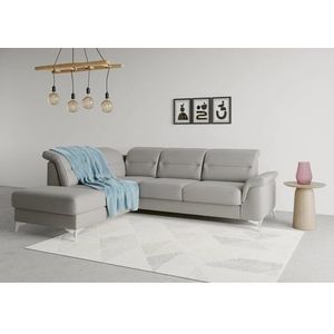 sit&more Ecksofa "Sinatra L-Form", mit Ottomane, optional mit Kopfteilverstellung und Armteilfunktion