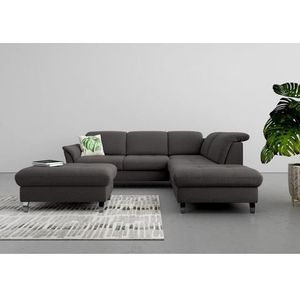 sit&more Ecksofa »Maggiore L-Form«, wahlweise mit Kopfteilverstellung, Bettfunktion und Stauraum