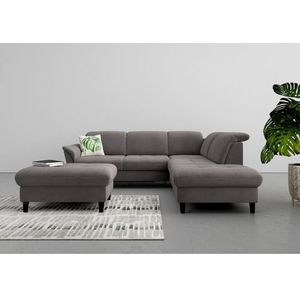 sit&more Ecksofa »Maggiore L-Form«, wahlweise mit Kopfteilverstellung, Bettfunktion und Stauraum
