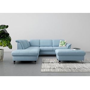 sit&more Ecksofa »Maggiore L-Form«, wahlweise mit Kopfteilverstellung, Bettfunktion und Stauraum