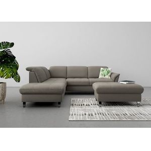 sit&more Ecksofa "Maggiore L-Form", wahlweise mit Kopfteilverstellung, Bettfunktion und Stauraum