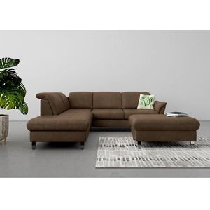 sit&more Ecksofa »Maggiore L-Form«, wahlweise mit Kopfteilverstellung, Bettfunktion und Stauraum