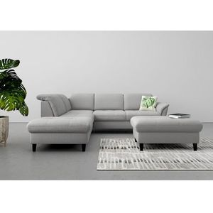 sit&more Ecksofa "Maggiore L-Form", wahlweise mit Kopfteilverstellung, Bettfunktion und Stauraum