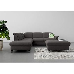 sit&more Ecksofa »Maggiore L-Form«, wahlweise mit Kopfteilverstellung, Bettfunktion und Stauraum