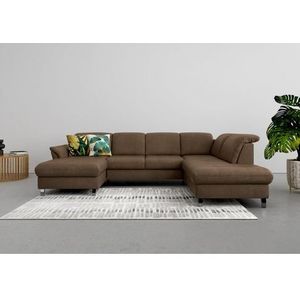 sit&more Wohnlandschaft »Maggiore U-Form«, wahlweise mit Kopfteilverstellung, Bettfunktion und Stauraum