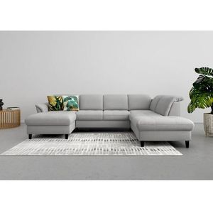 sit&more Wohnlandschaft »Maggiore U-Form«, wahlweise mit Kopfteilverstellung, Bettfunktion und Stauraum