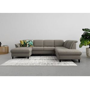 sit&more Wohnlandschaft »Maggiore U-Form«, wahlweise mit Kopfteilverstellung, Bettfunktion und Stauraum