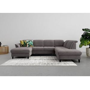 sit&more Wohnlandschaft »Maggiore U-Form«, wahlweise mit Kopfteilverstellung, Bettfunktion und Stauraum