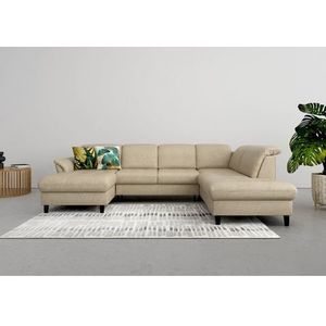 sit&more Wohnlandschaft »Maggiore U-Form«, wahlweise mit Kopfteilverstellung, Bettfunktion und Stauraum