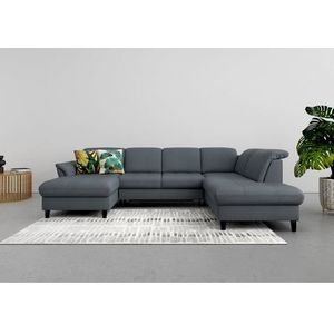 sit&more Wohnlandschaft »Maggiore U-Form«, wahlweise mit Kopfteilverstellung, Bettfunktion und Stauraum