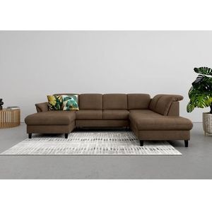 sit&more Wohnlandschaft »Maggiore U-Form«, wahlweise mit Kopfteilverstellung, Bettfunktion und Stauraum