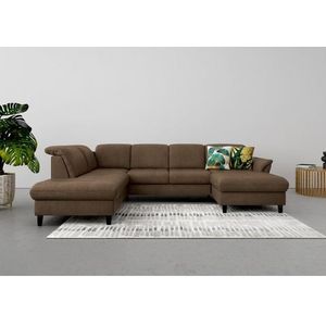 sit&more Wohnlandschaft »Maggiore U-Form«, wahlweise mit Kopfteilverstellung, Bettfunktion und Stauraum
