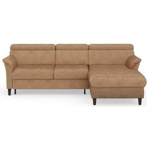 sit&more Ecksofa »Marano L-Form«, inklusive Kopfteilverstellung, wahlweise mit Bettfunktion, Bettkasten